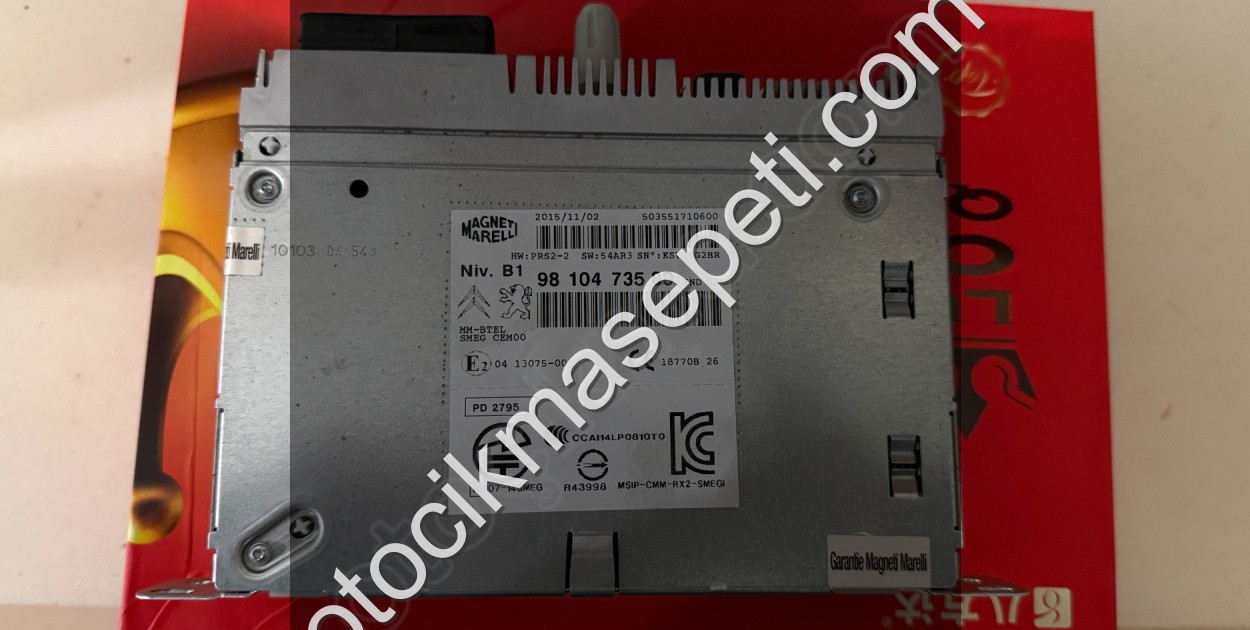 Peugeot Citroen SMEG IV2 GPS Stereo Radyo Ana Ünite