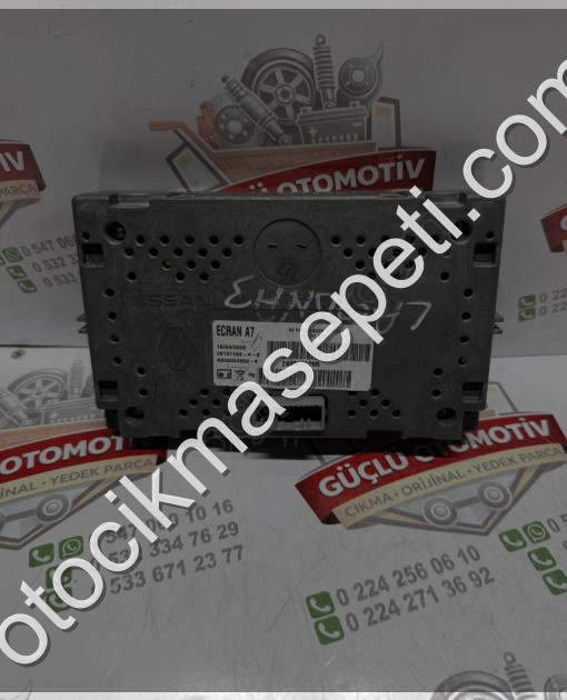 RENAULT LAGUNA 3 BİLGİ EKRANI NAVİGASYON ÇALAR ORİJİNAL SÖKME