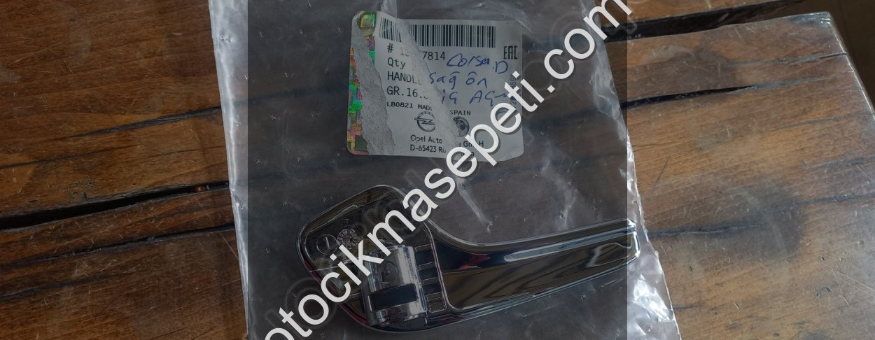 Corsa D sağ ön iç açma kolu OEM 13297814 sıfır orj