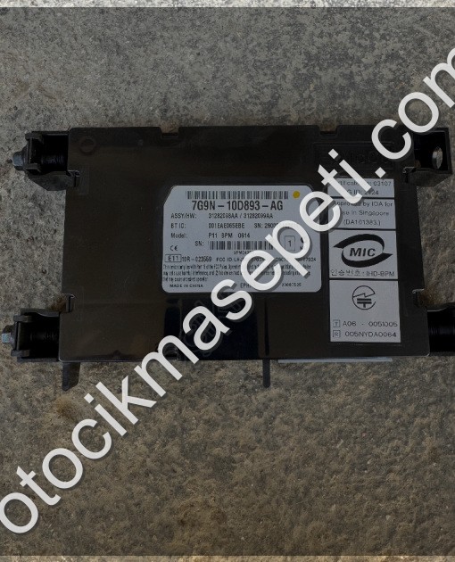 Volvo s80 çıkma Bluetooth radyo kontrol modülü 7G9N-10D893-AG