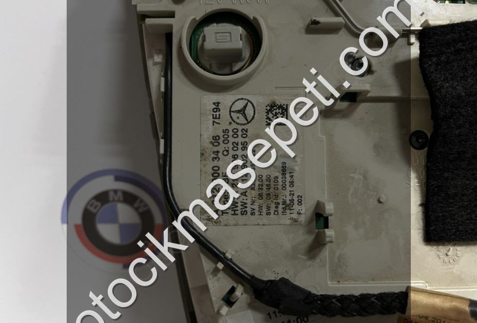 W212 ÖN AYDINLATMA SUNROOF DÜĞMESİ ORJİNAL A2129003406