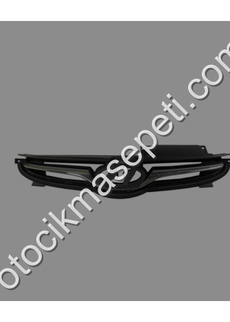 Hyundai Elantra Ön Panjur Siyah Nikelaj/Kaplamali Logosuz Fpi 2