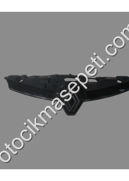 Renault Clio 5 Hb Ön Panjur Üst Çitasi Komple Üst Plastikli/Nikel