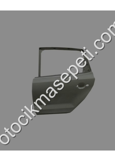 Volkswagen Polo 6 Arka Kapi Komple Sol Gri Boyali İceli/Çekomas