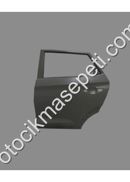 Hyundai Tucson Arka Kapi Komple Sol Gri Boyali İceli/Çekomasti