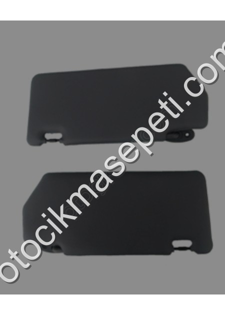 Fiat Albea Güneşlik Koyu Gri Sağ/Sol Set 2 Parça 20022005