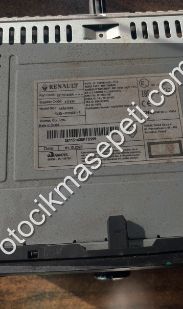 DACİA DUSTER TEYP OTO FEDAİ