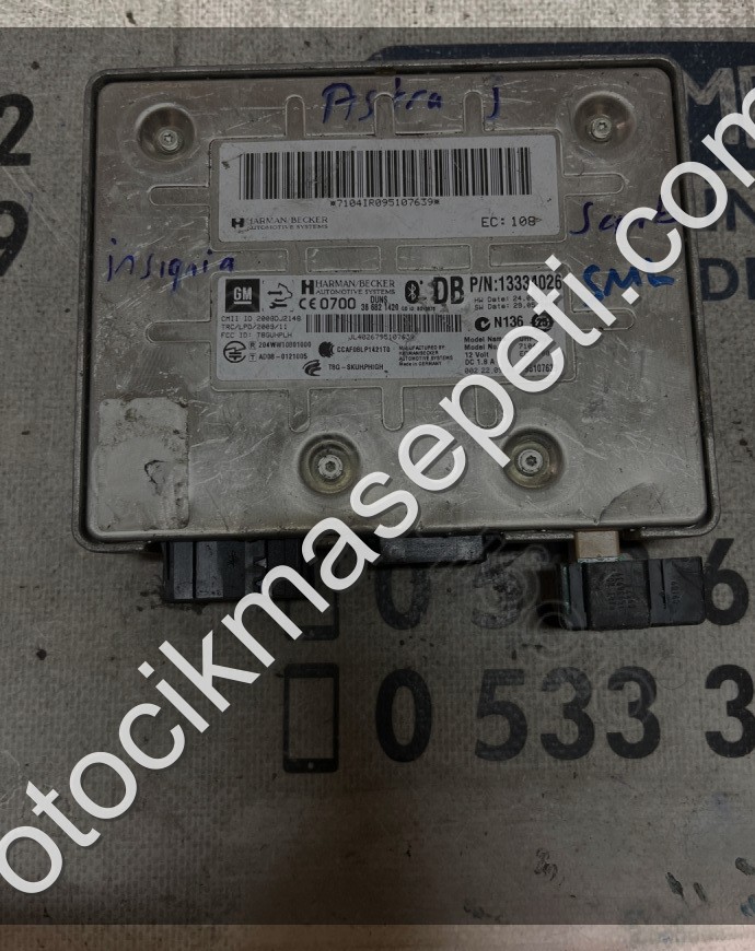 ÇIKMA OPEL ASTRA J 13334026 BLUETOOTH MODÜLÜ