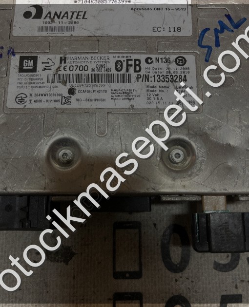 ÇIKMA OPEL INSIGNIA 13353284 BLUETOOTH MODÜLÜ