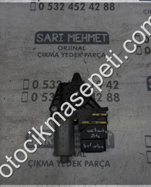 ÇIKMA SKODA OCTAVİA A4 SOL ARKA CAM MOTORU 104419-301