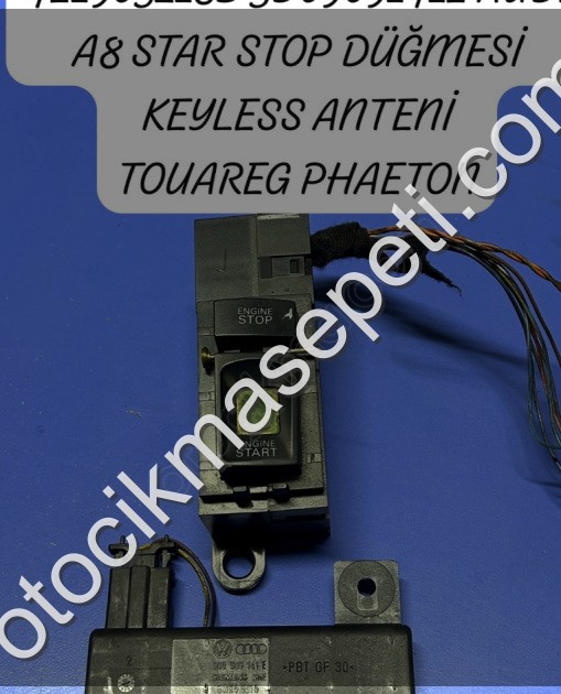 4E1905218B 3D0909141E AUDİ A8 STAR STOP DÜĞMESİ KEYLESS ANTENİ