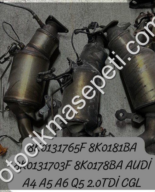 8K0131765F 8K0131703F AUDİ A4 A5 Q5 2.0 CGL PARTİKÜL KATALİZÖR - Audi Oto Çıkma Parça
