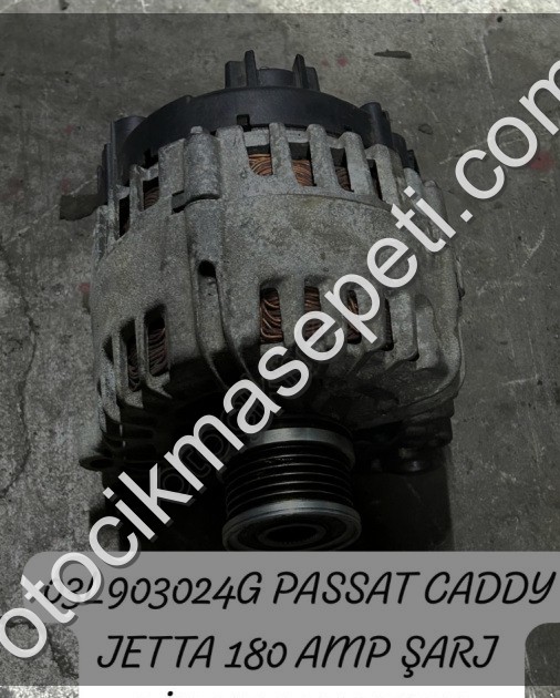 03L903024G PASSAT CADDY JETTA 180 AMP ŞARJ DİNAMOSU VELEO