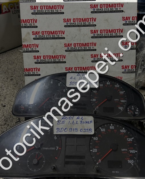 8D0919033M AUDİ A4 B5 A6 BENZİNLİ GÖSTERGE KM SAATİ 1995/96/97