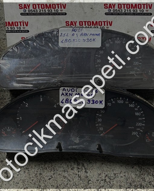 4B0920930K AUDİ A4 B5 A6 DİZEL GÖSTERGE PANELİ KM SAATİ 2000/01