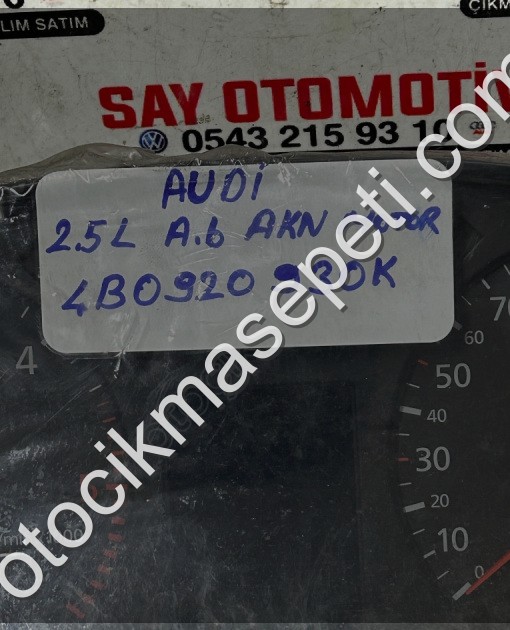 4B0920930K AUDİ A4 B5 A6 DİZEL GÖSTERGE PANELİ KM SAATİ 2000/01