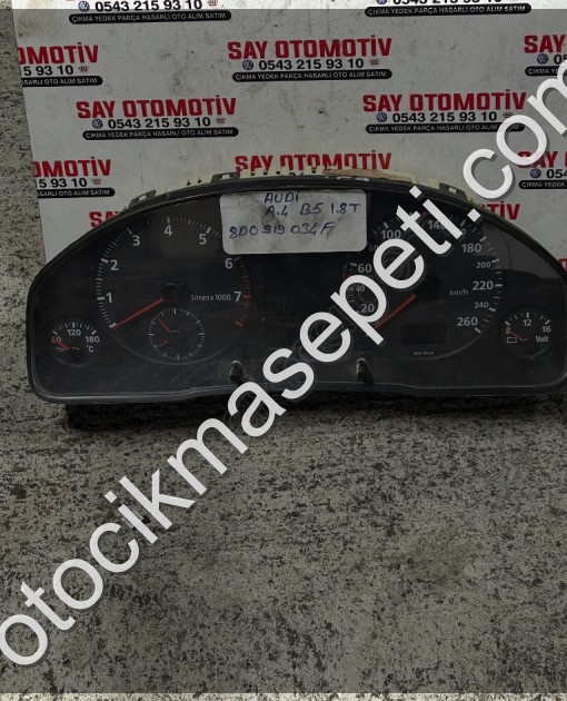 8D0919034F AUDİ A4 A6 B5 KASA KM SAATİ GÖSTERGE PANELİ 2000 2001