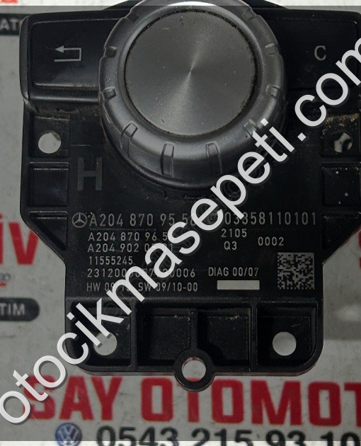 A2048709558 MERCEDES W204 NAVİGASYON TEYP RADYO JOİSTİK