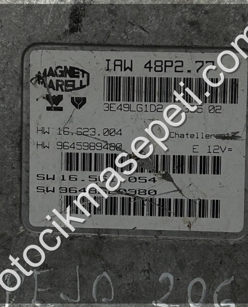 IAW48P2.77 PEUGEOT 206 PEJO 1.1 MOTOR BEYNİ MAGNETİ MARELLİ