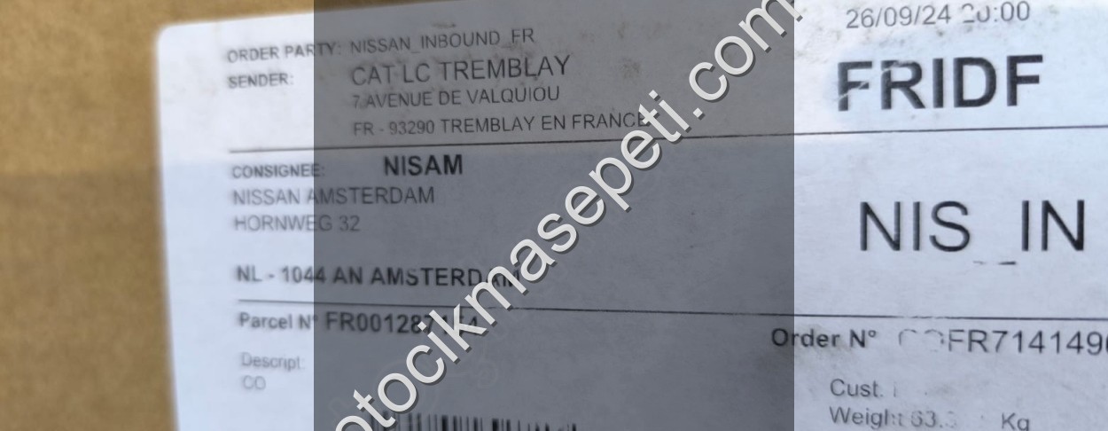 NİSSAN QASHQAİ J12 2021 2025 SUNROF MEKANİZMASI SIFIR ORJİNAL