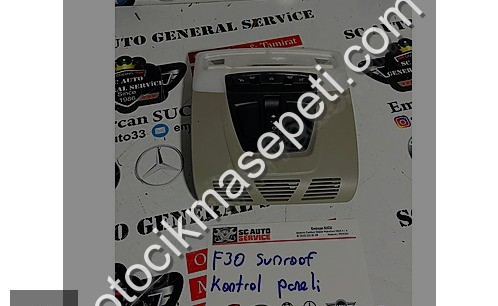 BMW F30 SUNROOFLU KONTROL PANELİ