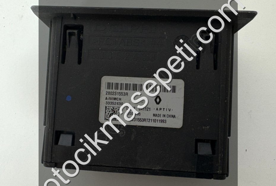 RENAULT CLİO 5 AUX USB GİRİŞİ ÜNİTESİ PİRİZİ