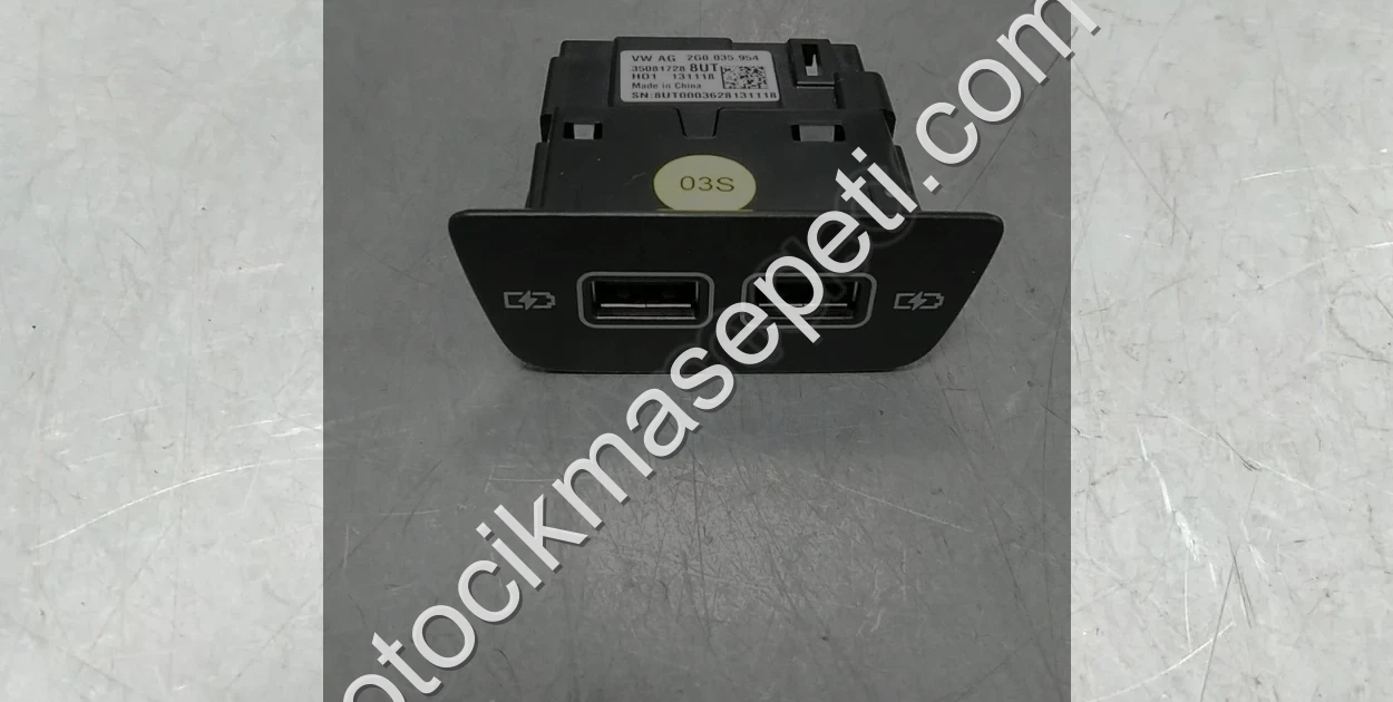 2G0035954 ORJİNAL ÇİFT USB ŞARJ YUVASI CRAFTER POLO T-CRROS