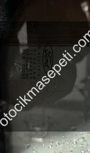 2015-2021 FORD KURYE SOL ARKA KAPI CAMU ORJ ÇIKMA